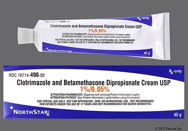 white - Clotrimazole/Betamethasone Dipropionate 1%-0.05% Topical Cream
