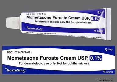 White Not applicable - Mometasone Furoate 0.1% Topical Cream