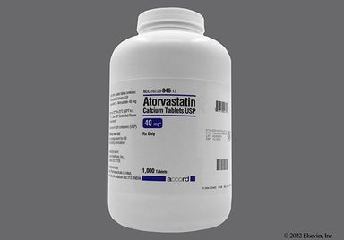 White Oval FF3 - Atorvastatin Calcium 40mg Tablet