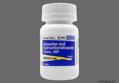Pink Oblong Hh And 325 - Irbesartan/Hydrochlorothiazide 150mg-12.5mg Tablet