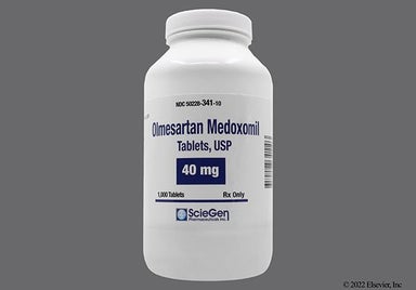 White Oval 341 And Sg - Olmesartan Medoxomil 40mg Tablet