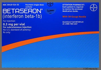 white - Betaseron 0.3mg Powder for Injection Kit