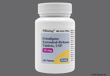 Brown Round 17 And X - Felodipine 10mg Extended-Release Tablet