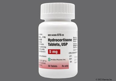 White Oval H5 - Hydrocortisone 5mg Tablet