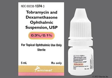 White Not applicable - Tobramycin/Dexamethasone 0.3%-0.1% Ophthalmic Suspension