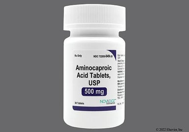 White Round Ma 17 - Aminocaproic Acid 500mg Tablet