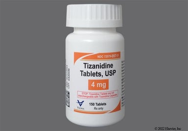 White Round 1105 - Tizanidine Hydrochloride 4mg Tablet