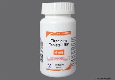 White Round 1105 - Tizanidine Hydrochloride 4mg Tablet
