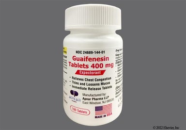 White Round A And G1 - Guaifenesin 400mg Tablet