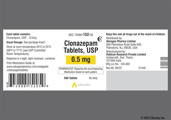 Klonopin generic orange