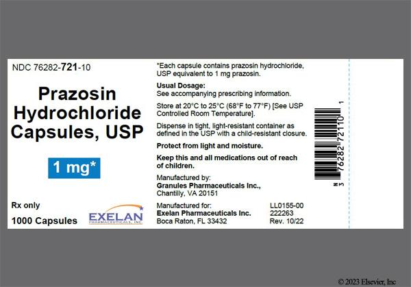 6 mg prazosin