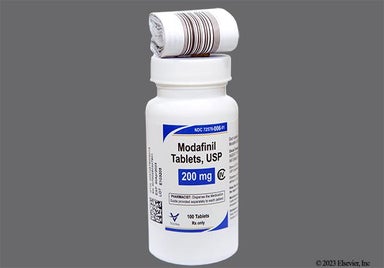 White Oblong 10 73 - Modafinil 200mg Tablet