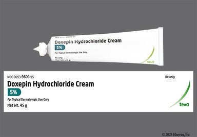 white - Doxepin Hydrochloride 5% Topical Cream