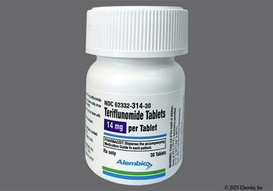 Blue Pentagon L And 598 - Teriflunomide 14mg Tablet