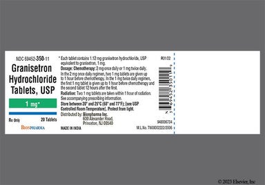 White Triangle G1 - Granisetron Hydrochloride 1mg Tablet