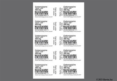 White Round APO 200 - Carbamazepine 200mg Tablet