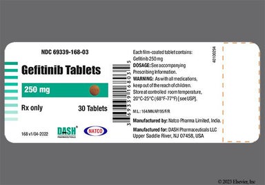 Brown Round 250 And N - Gefitinib 250mg Tablet