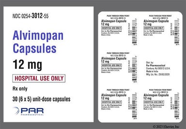 Blue Par 3012 Par 3012 - Alvimopan 12mg Capsule