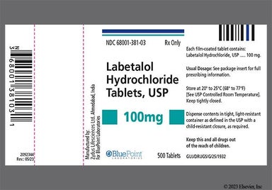 Yellow Round 7 98 - Labetalol Hydrochloride 100mg Tablet