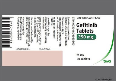 Brown Round 250 - Gefitinib 250mg Tablet