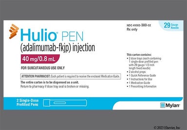 yellow - Hulio Pen 40mg/0.8mL Pre-Filled Pen Solution for Injection