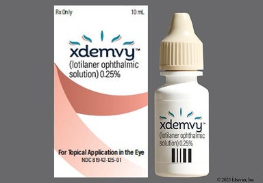 yellow - Xdemvy 0.25% Ophthalmic Solution