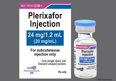 yellow - Plerixafor 24mg/1.2ml Solution for Injection