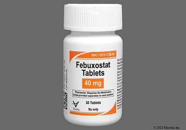 White Oval 401 - Febuxostat 40mg Tablet
