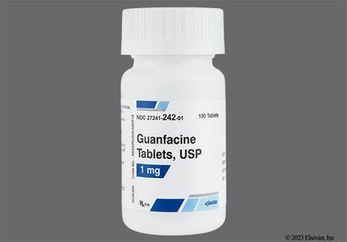 White Round G1 - Guanfacine Hydrochloride 1mg Tablet