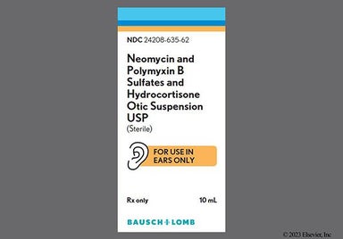 white - Neomycin Sulfate/Polymyxin B Sulfate/Hydrocortisone Otic Suspension