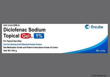 white - Diclofenac Sodium 1% Topical Gel