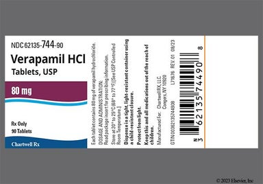 White Round Hp 26 - Verapamil Hydrochloride 80mg Tablet
