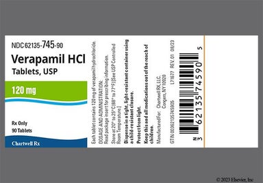 White Round Hp 27 - Verapamil Hydrochloride 120mg Tablet