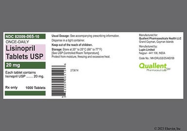 Pink Round Lupin And 20 - Lisinopril 20mg Tablet