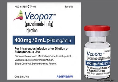 yellow - Veopoz 400mg/2mL Solution for Injection