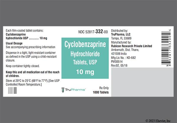 Cyclobenzaprine Zanaflex 5mg