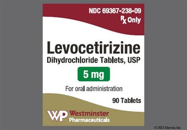 White Oval S G And 1 36 - Levocetirizine 5mg Tablet