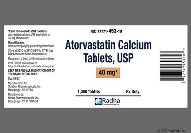 Yellow Oval 154 - Atorvastatin Calcium 40mg Tablet