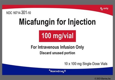 white - Micafungin 100mg Powder for Injection