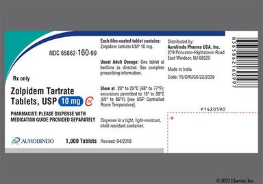 White Oval 79 And E - Zolpidem Tartrate 10mg Tablet