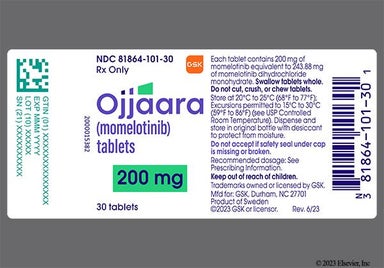 Brown Oblong 200 And M - Ojjaara 200mg Tablet