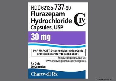 Blue And White Ce 29 - Flurazepam Hydrochloride 30mg Capsule