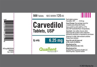 White Round Zc40 - Carvedilol 6.25mg Tablet