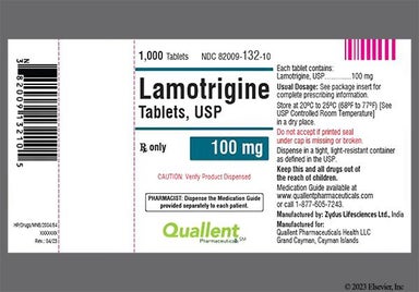 White Round Zc 80 - Lamotrigine 100mg Tablet