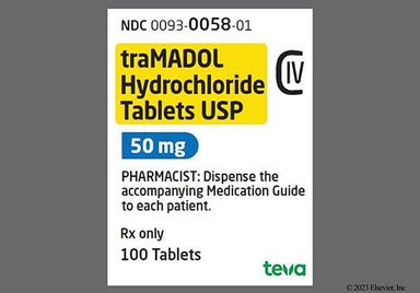 White Oval 93 - Tramadol Hydrochloride 50mg Tablet