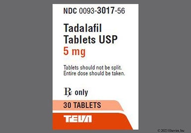 Yellow Round TEVA - Tadalafil 5mg Tablet