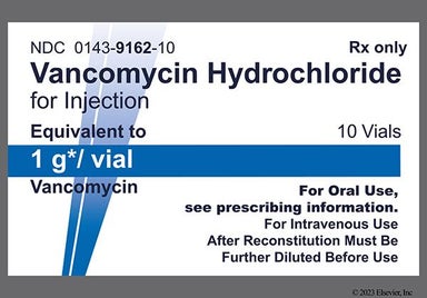 Brown Not applicable - Vancomycin Hydrochloride 1g Powder for Injection