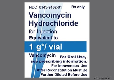 Brown Not applicable - Vancomycin Hydrochloride 1g Powder for Injection