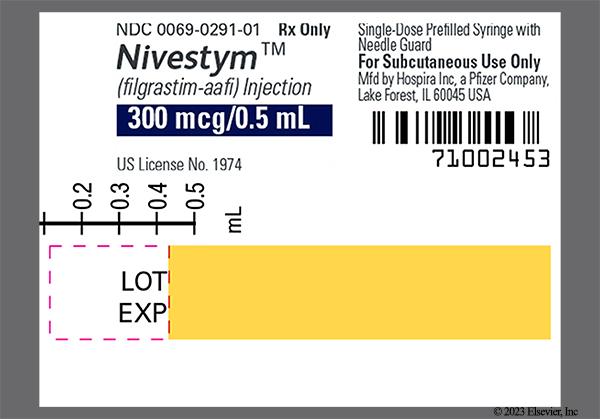 colorless - Nivestym 300mcg/0.5mL Solution for Injection