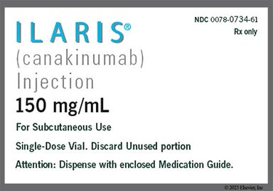 yellow - ILARIS 150mg/mL Solution for Injection